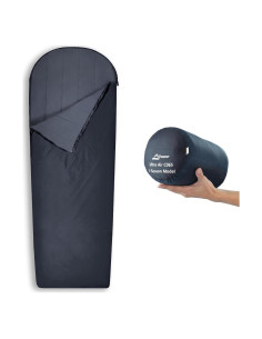 Saco de dormir compacto Litume C065 con forro de terciopelo