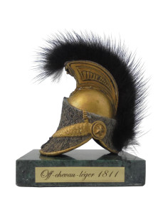 Casco Miniatura Soldado Napoleón OPO 10 8 cm Metal