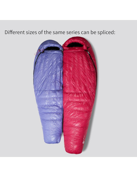 Saco de Dormir AEGISMAX Ultra Future II -10C, 1 Persona