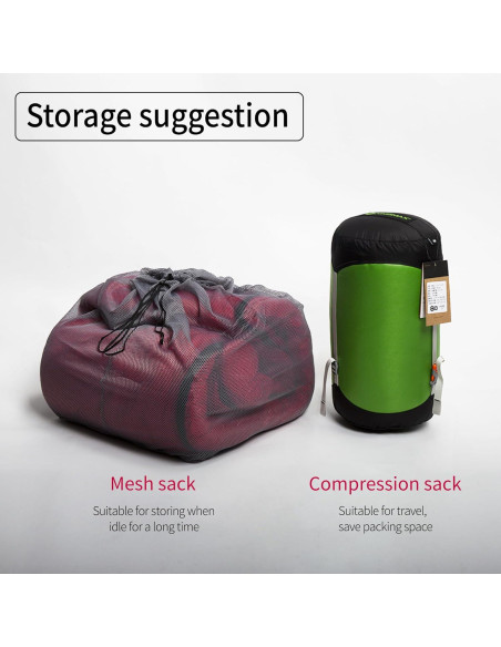 Saco de Dormir AEGISMAX Ultra Future II -10C, 1 Persona