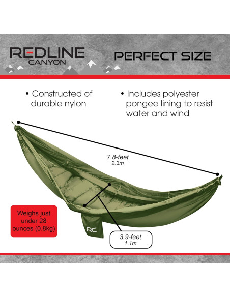 Saco de dormir hamaca Redline Canyon con mosquitera 2.3m