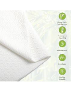 Funda de Almohada en Cuña MEOVEN 61x53x20 cm Hipoalergénica 2