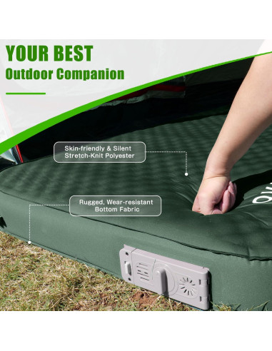 Colchoneta Autoinflable NYECHTO DK-DC 4" Espuma Viscoelástica