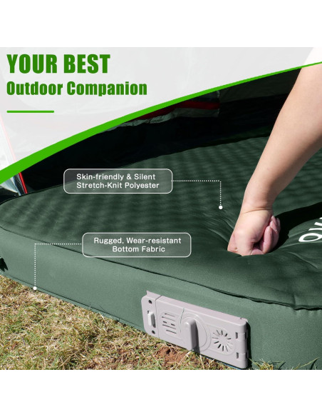 Colchoneta Autoinflable NYECHTO DK-DC 4" Espuma Viscoelástica