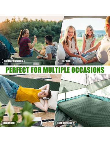 Colchoneta Autoinflable NYECHTO DK-DC 4" Espuma Viscoelástica