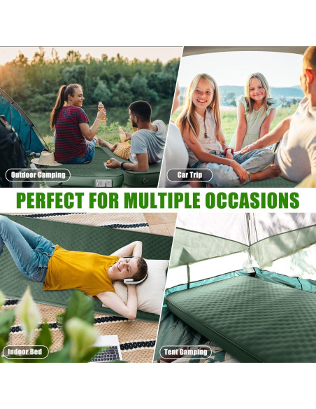 Colchoneta Autoinflable NYECHTO DK-DC 4" Espuma Viscoelástica