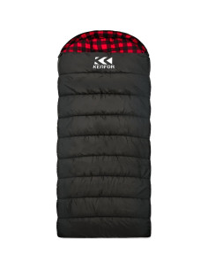 Saco de Dormir KENFOR XXL Franela Impermeable Invierno 0C 2