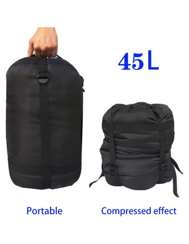 Bolsa de Compresión MOOCY 45L - 2 Pack Nylon para Saco de Dormir