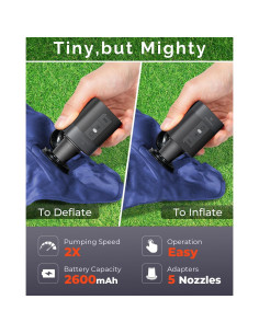 Bomba de Aire Eléctrica ETENWOLF AIR 3 Mini 2600 mAh 2