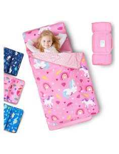 Manta de Siesta PRIMLECT Unicornio Rosa con Almohada Desmontable