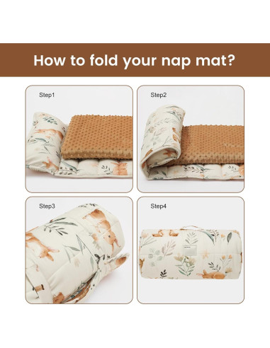 Manta de Siesta PHF para Niños con Almohada Desmontable 127x51cm