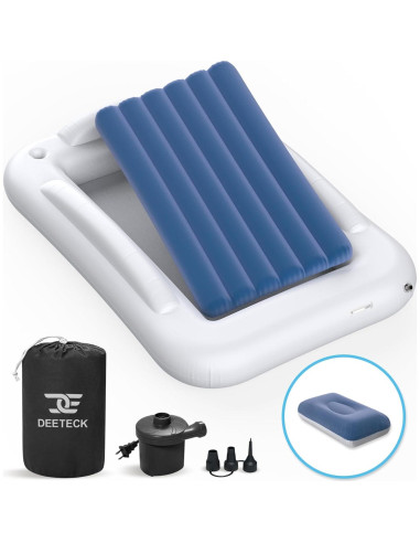 Cama de viaje inflable Deeteck para niños 160.5x108.9 cm