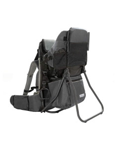 Mochila Portabebés ClevrPlus Gris para Senderismo, 15 kg
