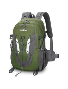 Mochila de Senderismo 30L Unisex Verde Ejército Ligera