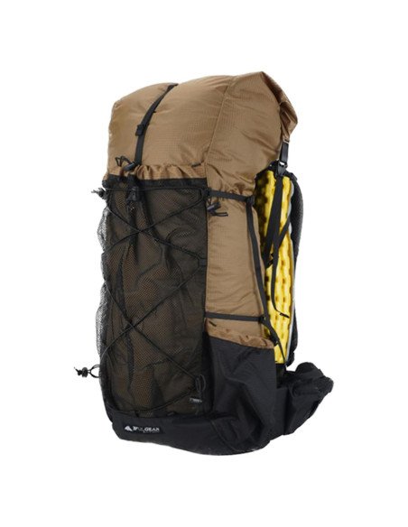 Mochila de Senderismo 3F UL GEAR 56L Caqui Ligera y Transpirable