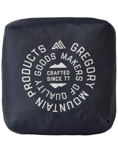 Cubierta de lluvia impermeable Gregory 30L-50L negra 2