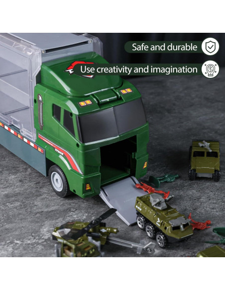 Conjunto Militar 44PCS LOVESTOWN - Camión y Soldados