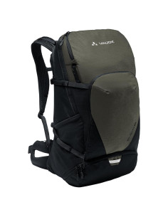 Mochila Vaude 28L Unisex Caqui con Sistema de Hidratación