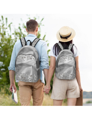 Mochila de Lona URTEAS 5L con Compartimentos para Laptop