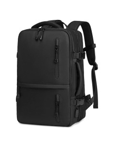 Mochila de viaje expandible 40L con puerto USB y compartimento para laptop 17"