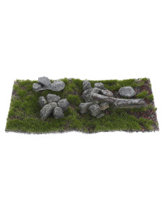 Mesa de Arena Césped Artificial Abaodam 14x7 cm Verde