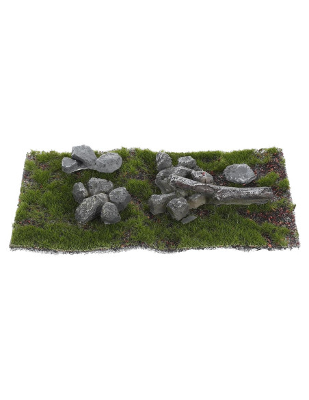 Mesa de Arena Césped Artificial Abaodam 14x7 cm Verde