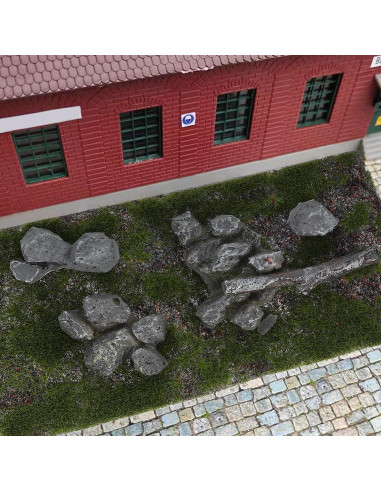 Mesa de Arena Césped Artificial Abaodam 14x7 cm Verde