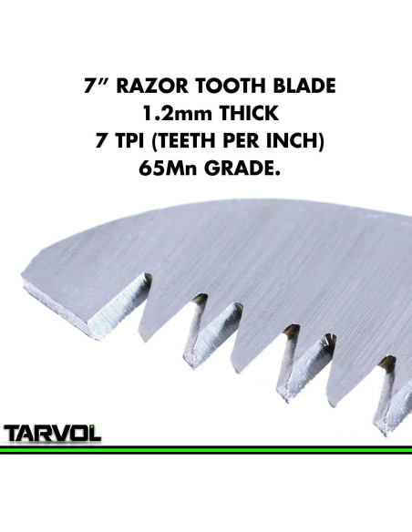 Sierra de Mano Plegable Tarvol 17.78 cm Ergonómica para Podar