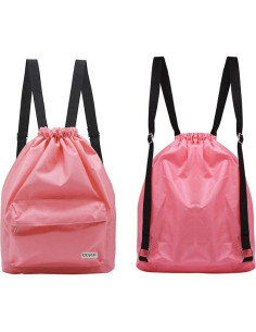 Bolsa de Natación KIKIGOAL Impermeable 36x40cm Rosa 2