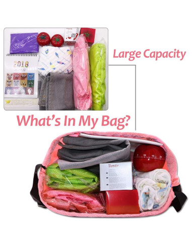 Bolsa de Natación KIKIGOAL Impermeable 36x40cm Rosa