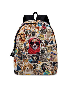 Mochila Escolar ROVOZAR 41 cm Tema Perro para Niños