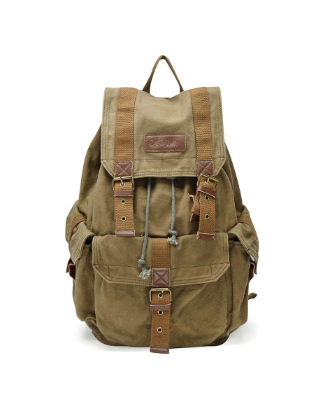 Mochila de Lona Gootium 21101AMG Grande 30L Tan de Campo Mochila de Lona Gootium 21101AMG Grande 30L Tan de Campo
