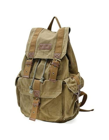 Mochila de Lona Gootium 21101AMG Grande 30L Tan de Campo