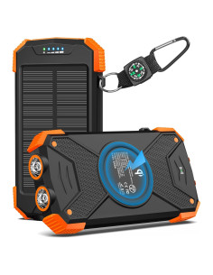 Cargador Solar Power Bank 10,000mAh BLAVOR Inalámbrico 20W