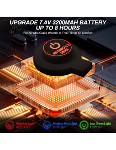 Guantes Calentados Antarctica Gear Unisex 3200mAh Impermeables 2