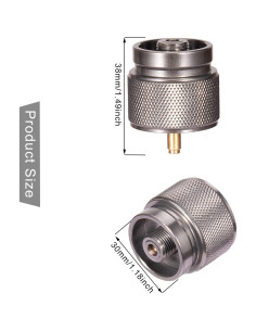 Adaptador de Estufa de Camping SEADESKY 1Lb a Válvula EN417 2