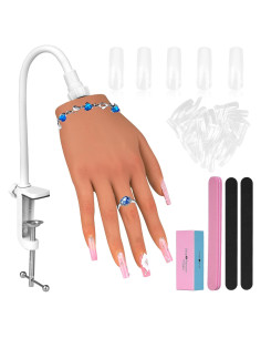 Mano de Práctica de Silicona IMENE para Uñas Acrílicas