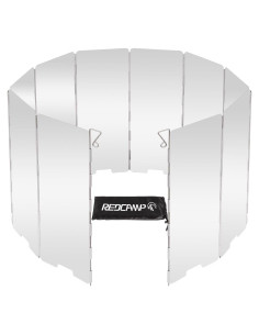 Paravientos Plegable REDCAMP para Estufa de Camping 10 Placas