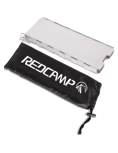 Paravientos Plegable REDCAMP para Estufa de Camping 10 Placas