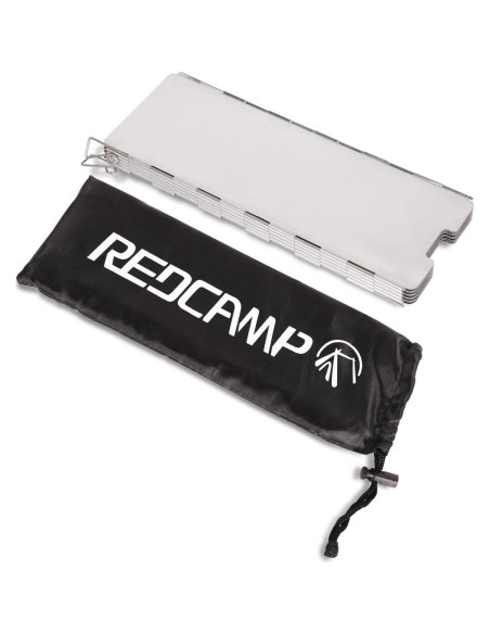 Paravientos Plegable REDCAMP para Estufa de Camping 10 Placas