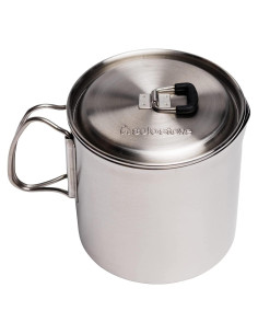 Olla Solo Stove 900 - Acero Inoxidable 887ml Ligera para Camping