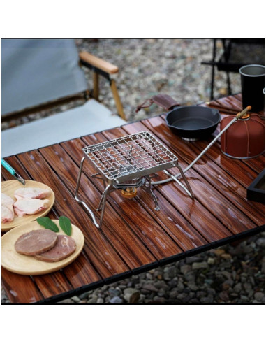 Parrilla Portátil TreGoo LTZJ16-ALL Acero Inoxidable 304