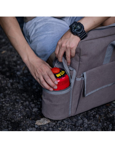 Funda de Lona Campingmoon para Estufa de 2 Quemadores 56x36cm