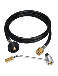 Regulador de Estufa de Camping FATCANMA 5430 con Manguera de Propano 1.8m