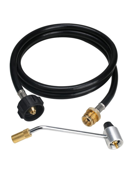 Regulador de Estufa de Camping FATCANMA 5430 con Manguera de Propano 1.8m