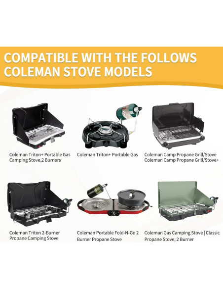 Regulador de Estufa de Camping FATCANMA 5430 con Manguera de Propano 1.8m