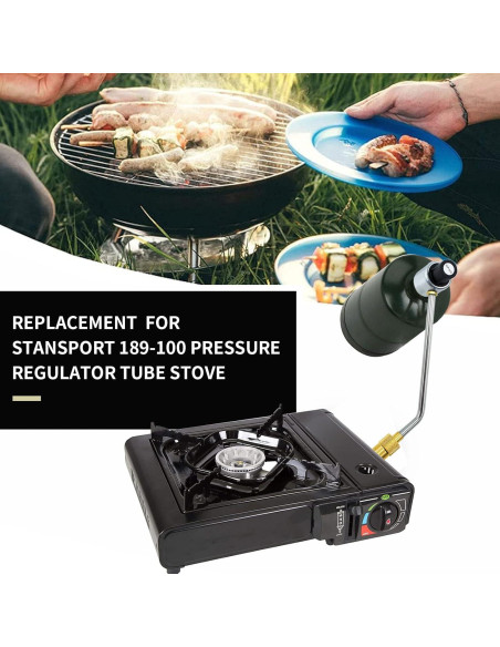 Regulador de Presión de Gas Propano MENSI 15PSI para Estufas