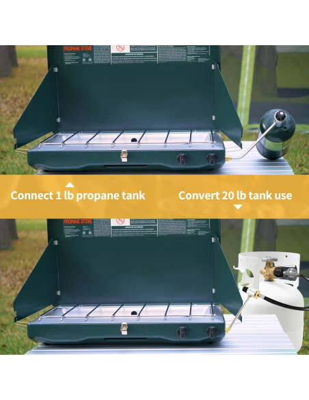 Regulador de Estufa de Camping FATCANMA 5430 con Manguera de Propano 1.8m