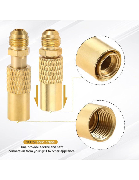 Adaptador de Rosca Macho 3/8" Hicello para Parrilla Coleman Roadtrip