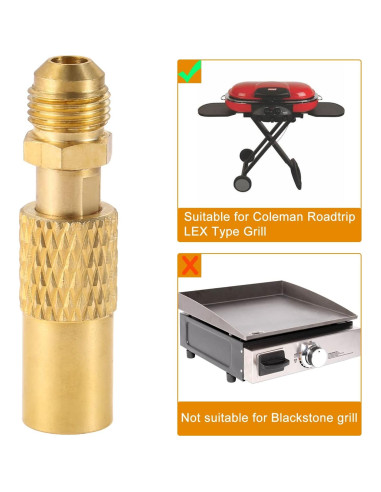 Adaptador de Rosca Macho 3/8" Hicello para Parrilla Coleman Roadtrip